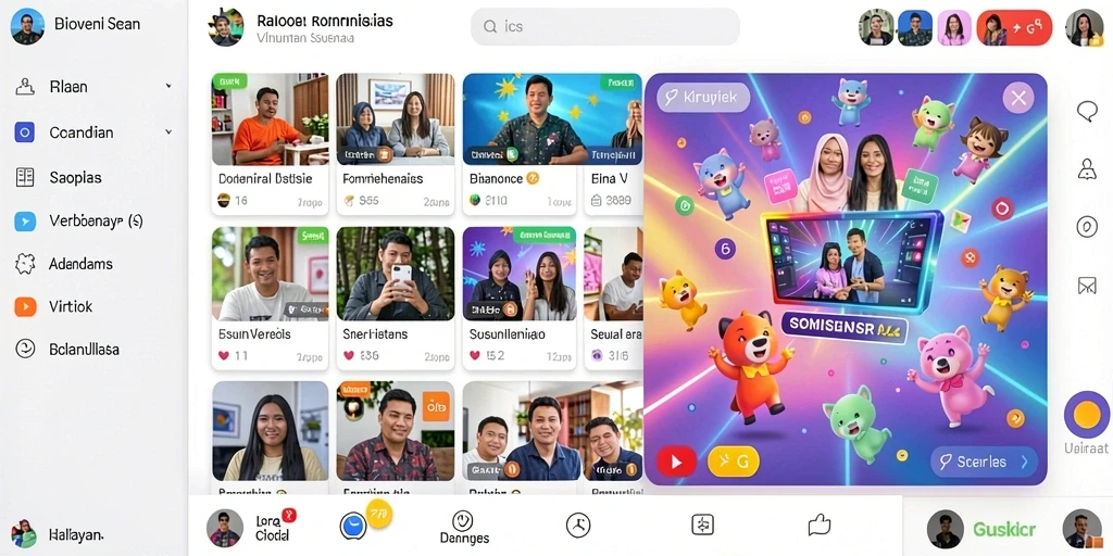Komunitas aktif dengan fitur interaksi antar pemain.