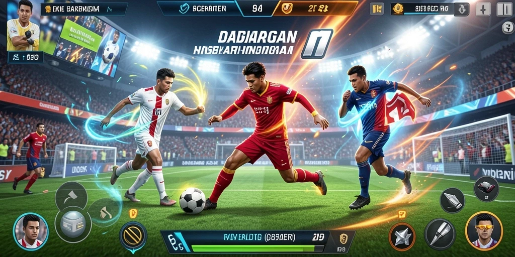 Screenshot aplikasi PESGSLOT - Grafik dan animasi yang memikat.