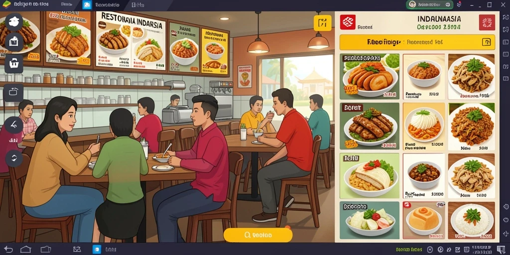Screenshot 3 menunjukkan momen multiplayer bersama teman-teman.